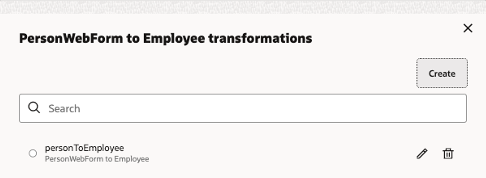 OPA Transformations Catalogue