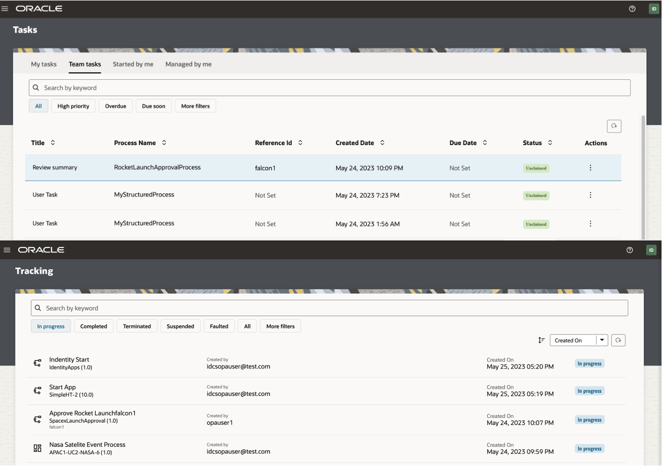 OPA Instance Tracking