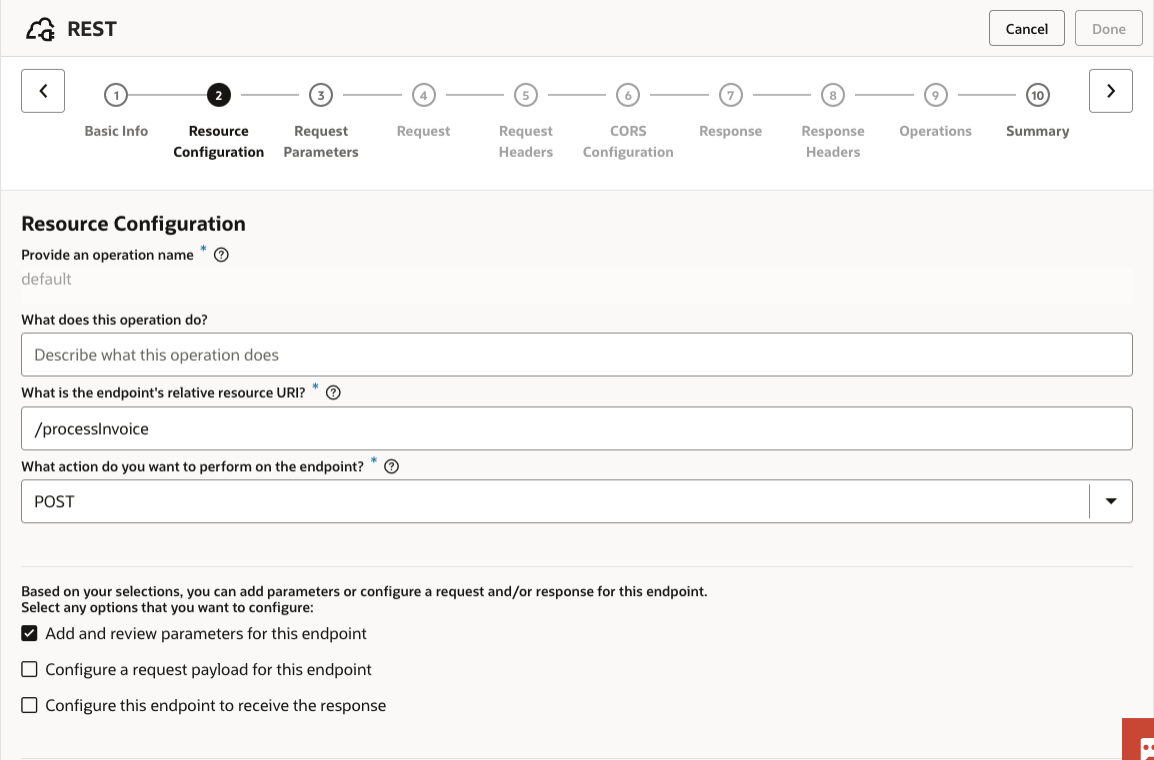Rest Triggered Connection