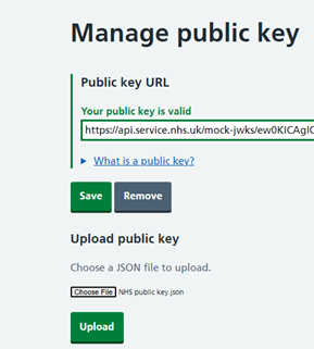 public key