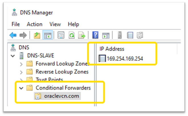Windows - Conditional Forwarders
