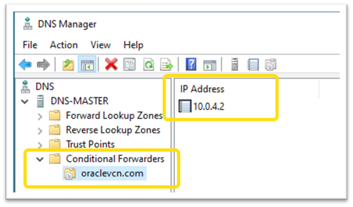 Windows DNS - conditional forwarding