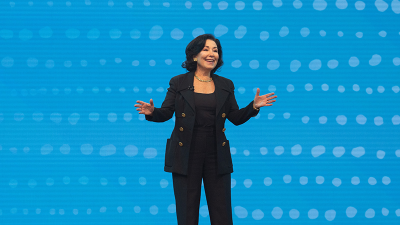 Oracle CEO Safra Catz addresses Oracle CloudWorld 2022