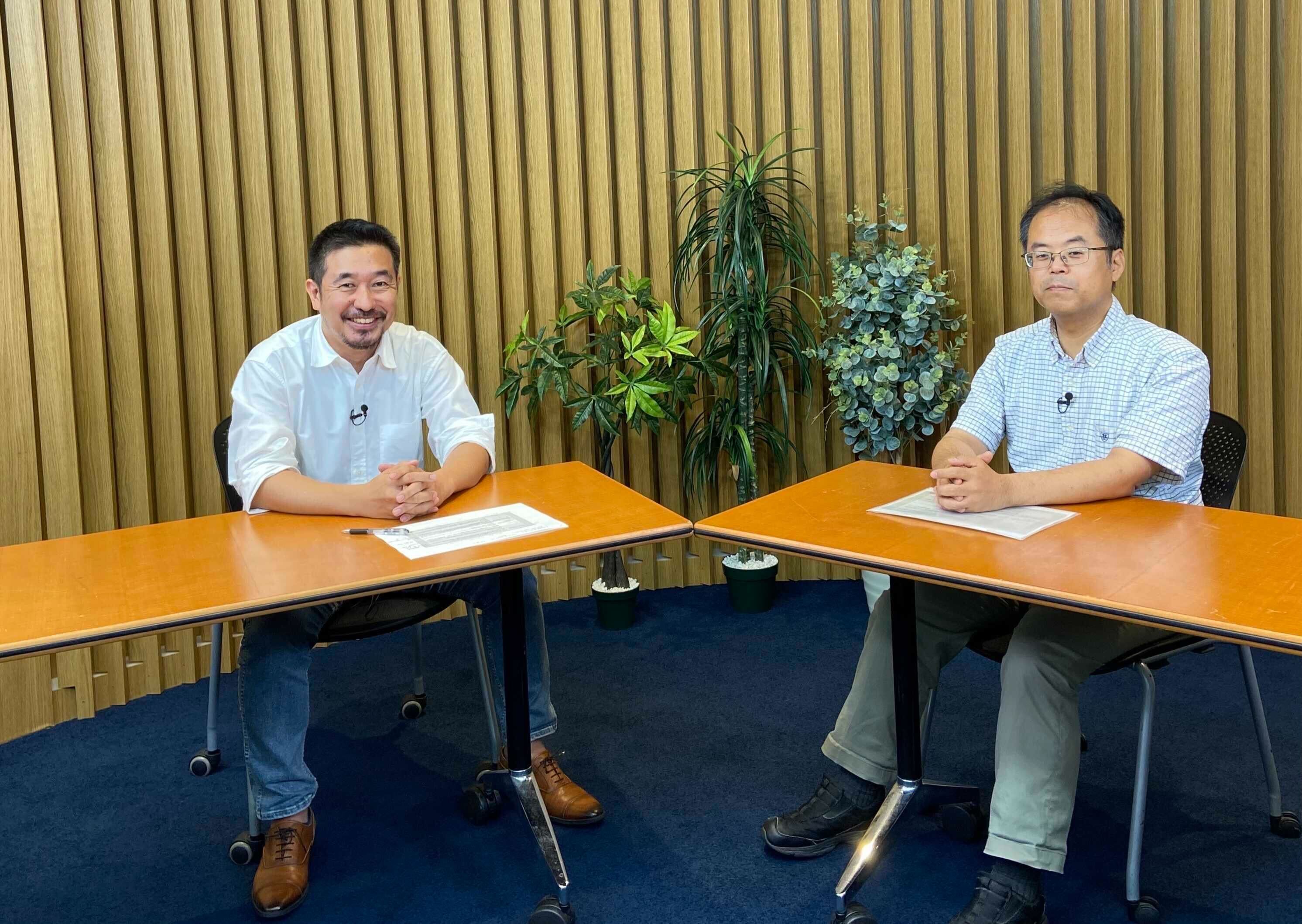 セブン銀行石原様とオラクル善浪の対談風景