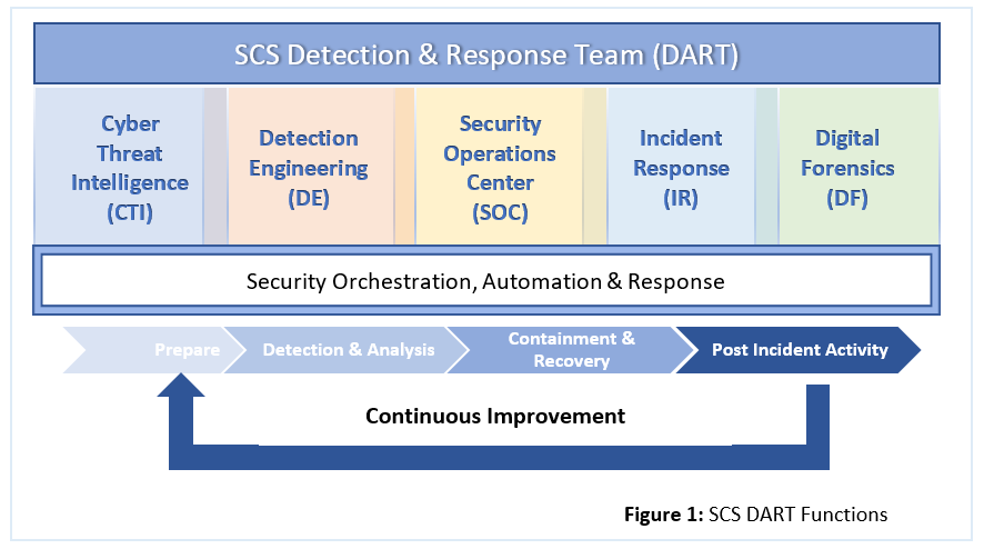 diagram of SCS DART team functions
