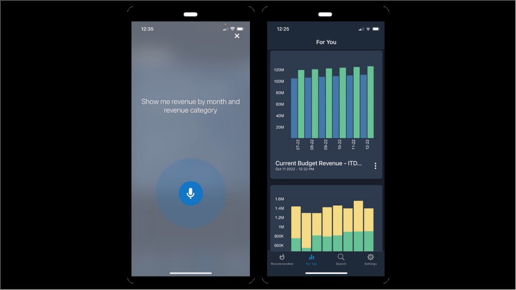 Mobile phone with voice
