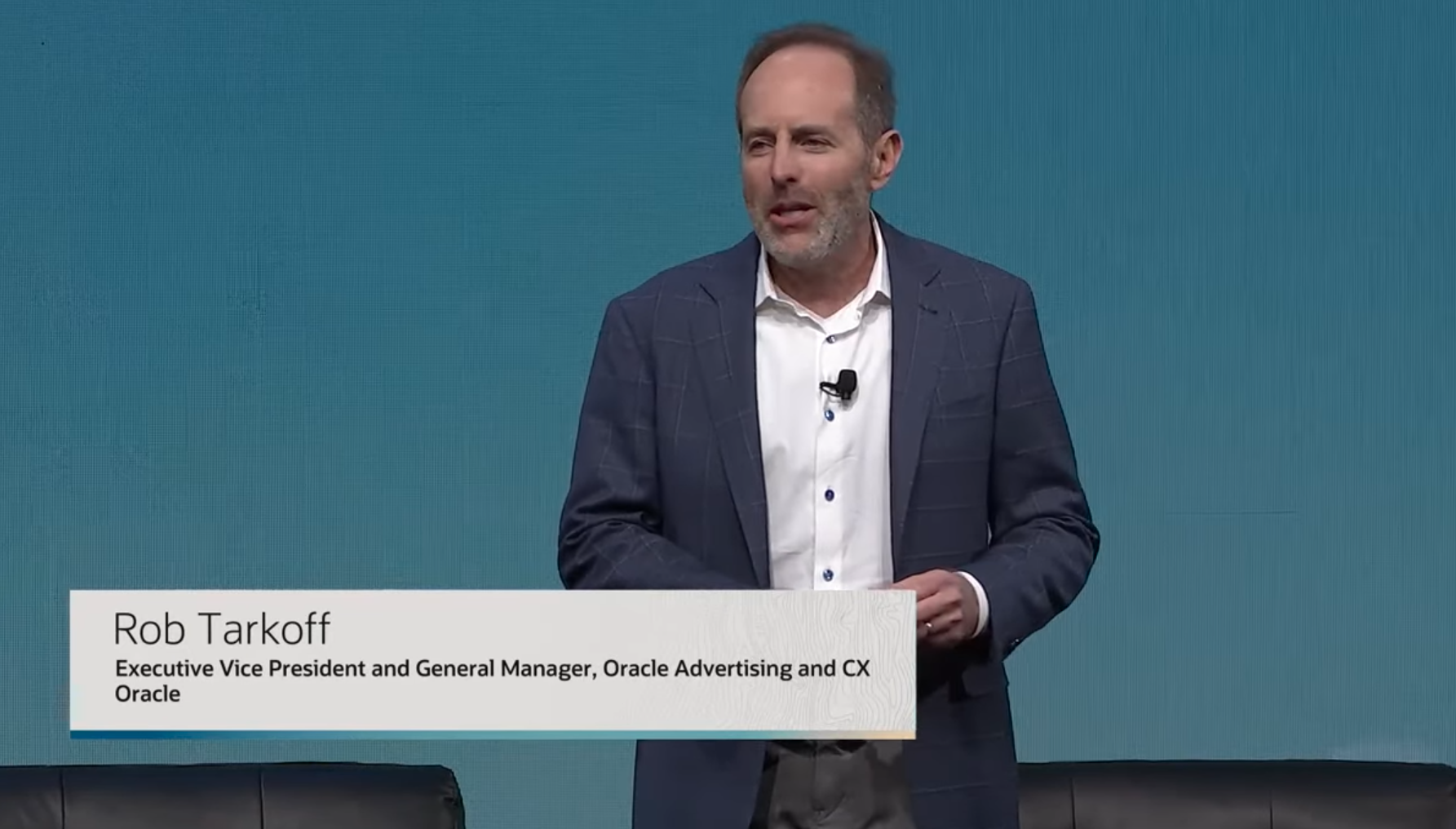 Rob Tarkoff  Oracle Corporation Fusion Cloud Customer Experience エグゼクティブ・バイスプレジデント兼ジェネラル・マネージャー