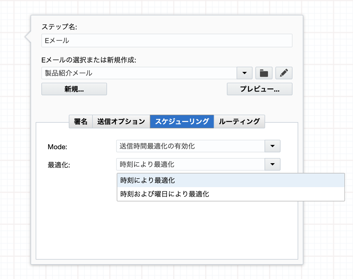 送信時間最適化