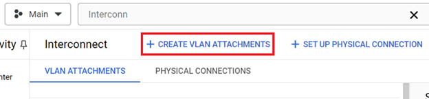 Create VLAN attachments