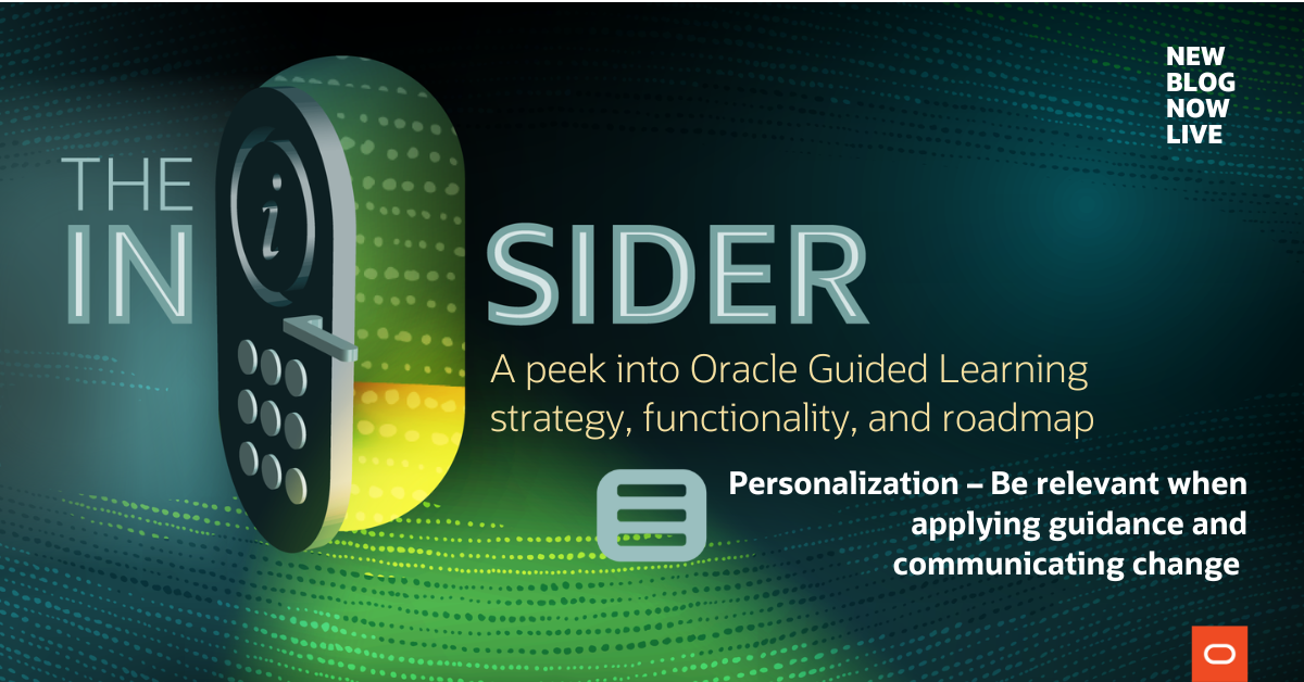 Image of Blog title - Personalization - be relevant when applying guidance