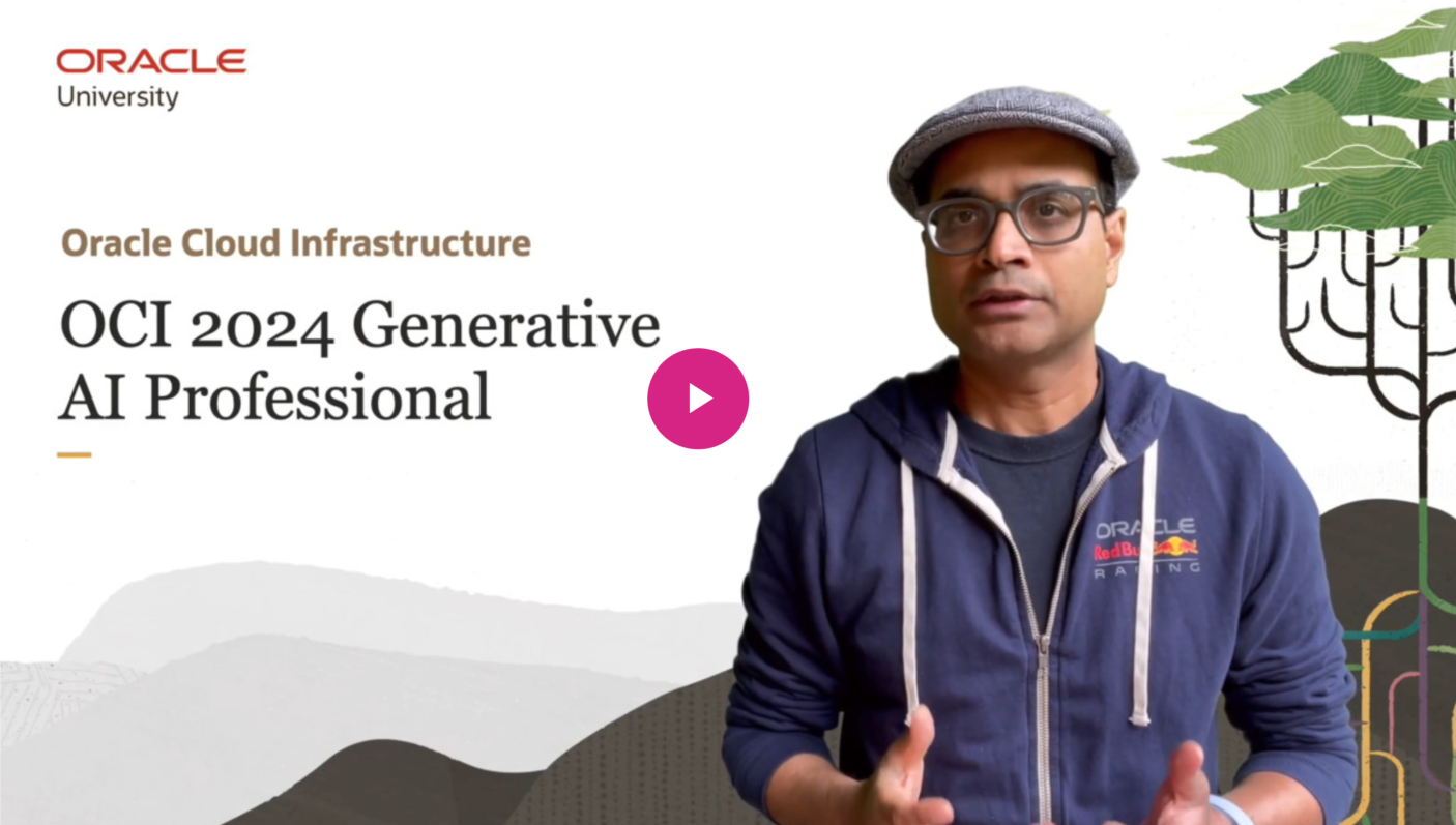 OCI GenAI Training and Certification overview