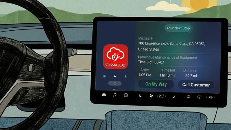 Field Service comes to Apple CarPlay and Android Auto