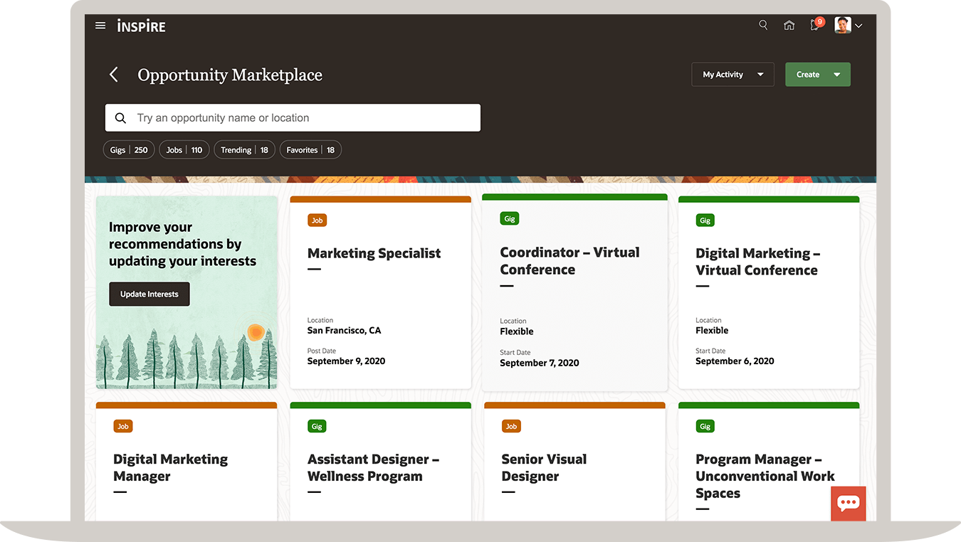 Oracle Opportunity Marketplace