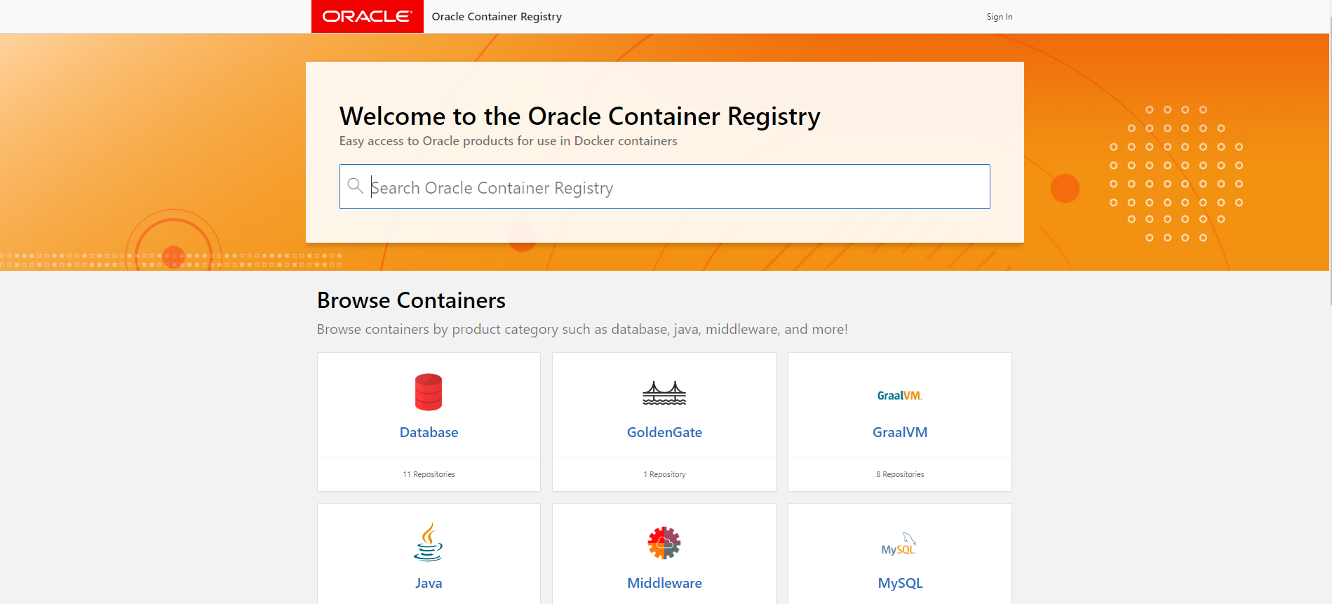container registry
