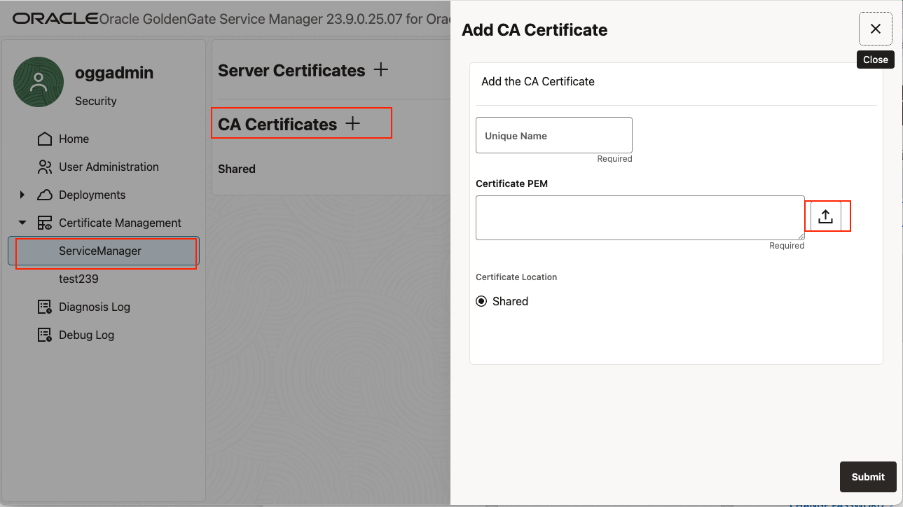 Add Trusted CA Cert