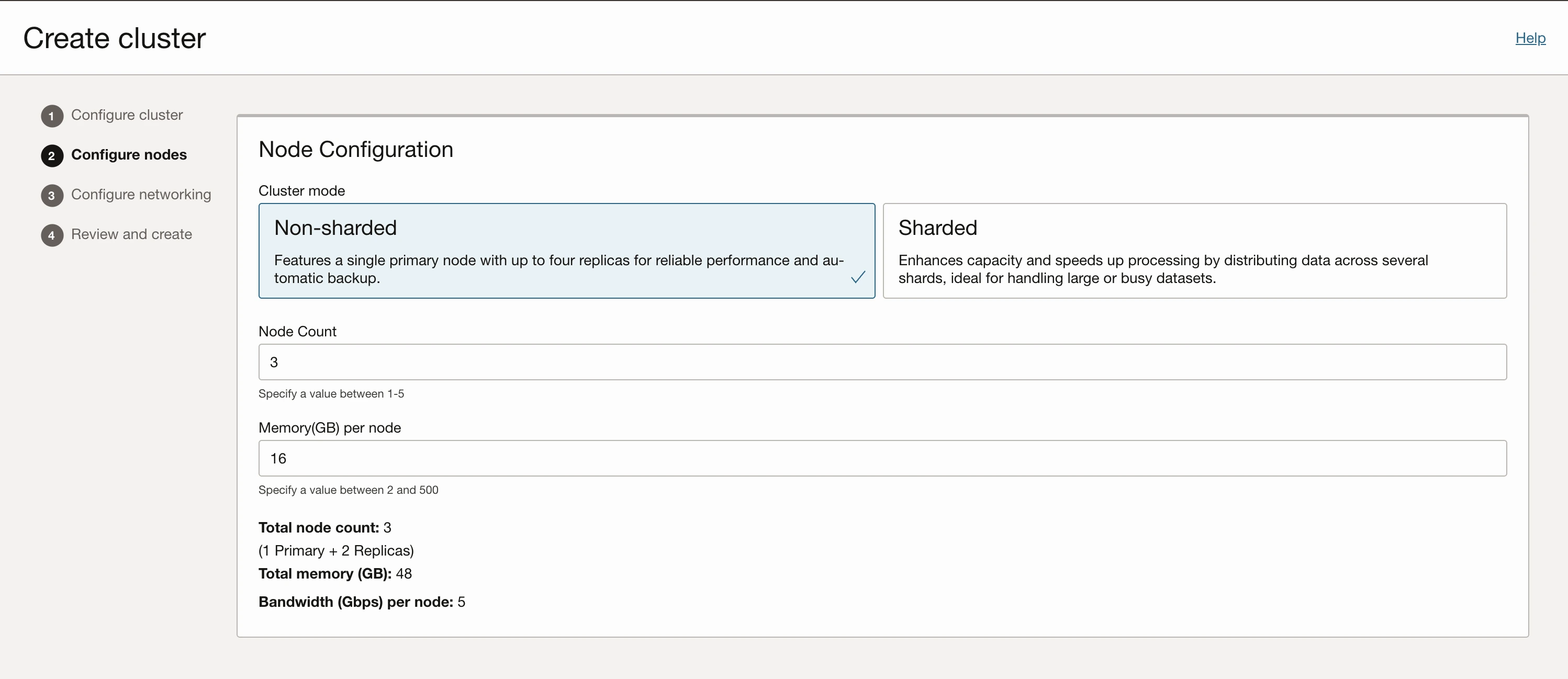 2_Create OCI Cluster for Redis
