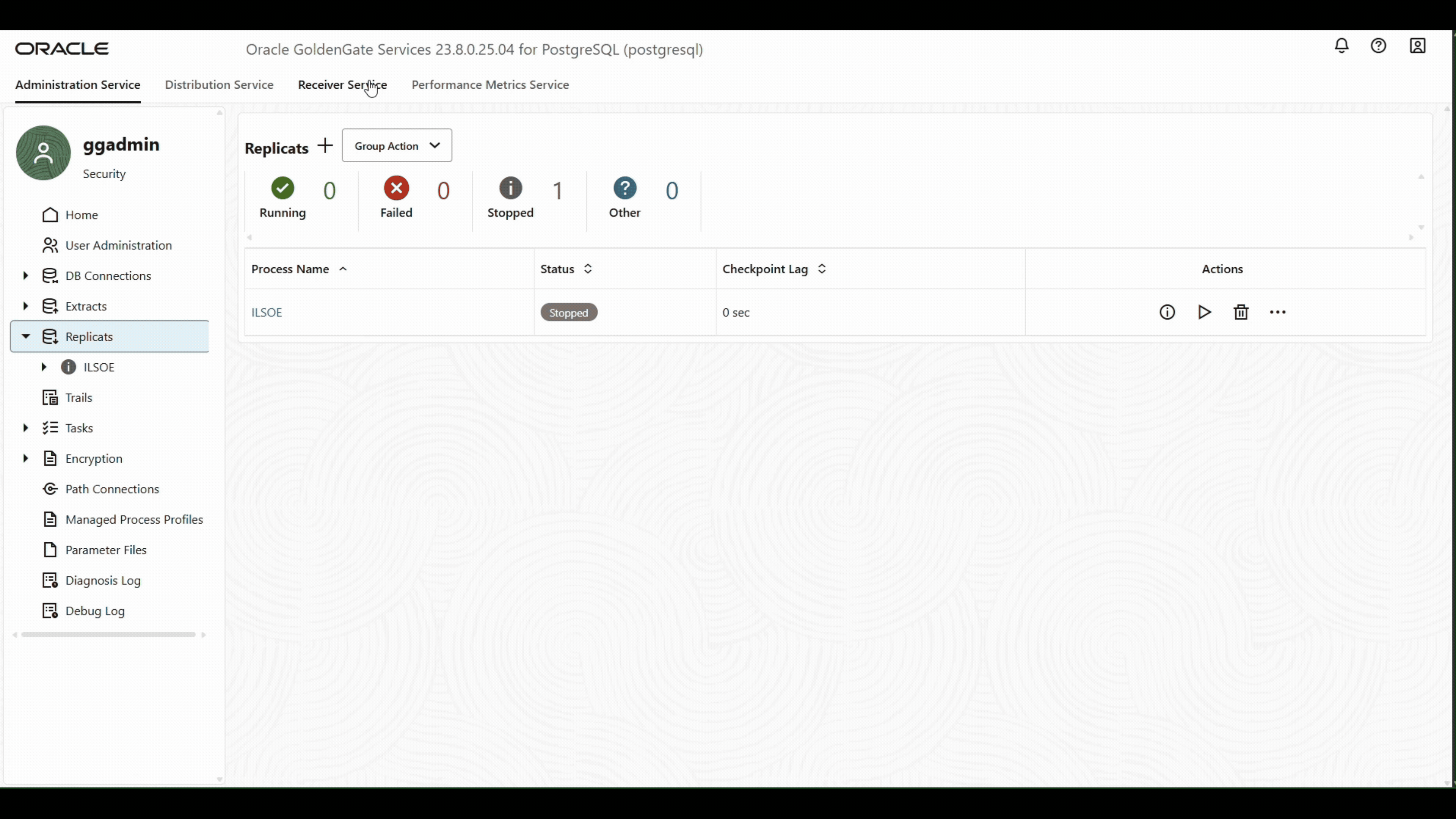 Image 8 : CDC Replicat Creation