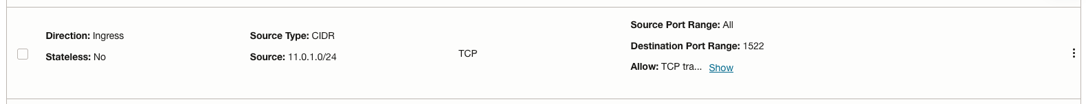 Client Tenancy Ingress