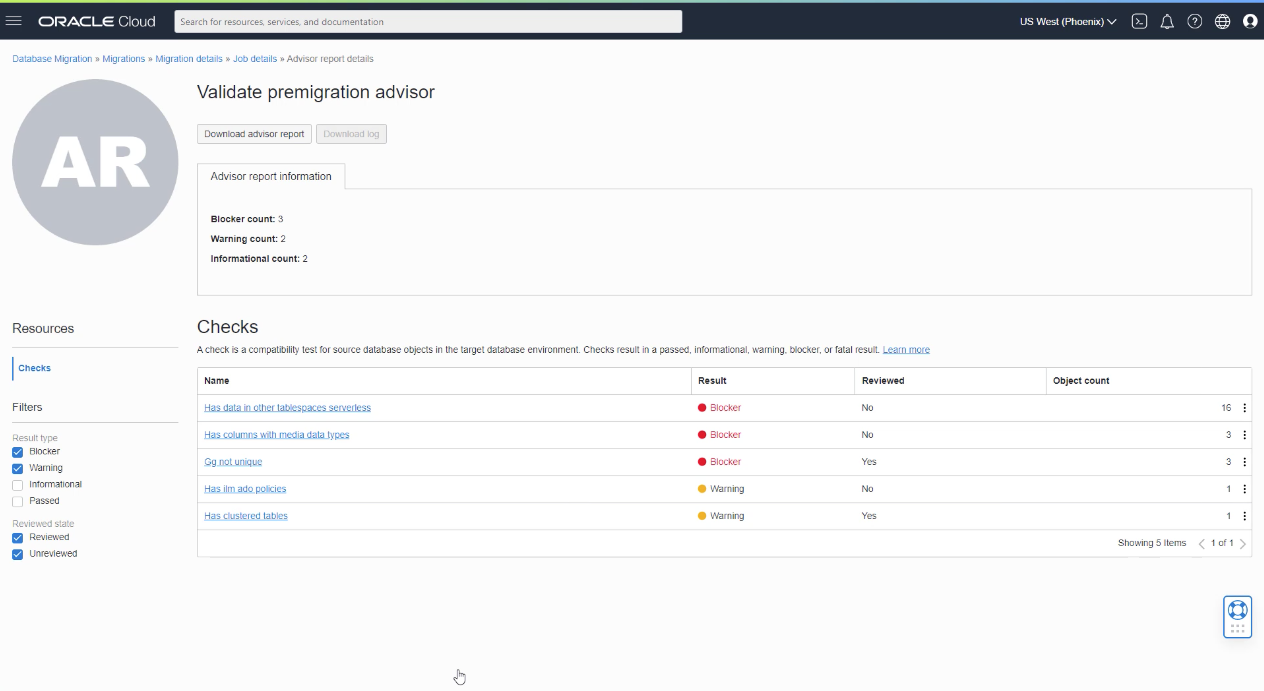 Interactive CPAT Screen