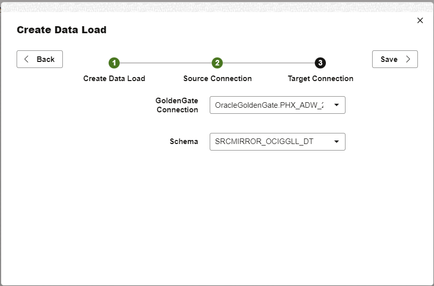 Data Transforms - Create Data Load - Step 3