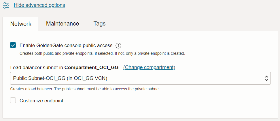 Data Transforms Deployment Creation Public endpoint