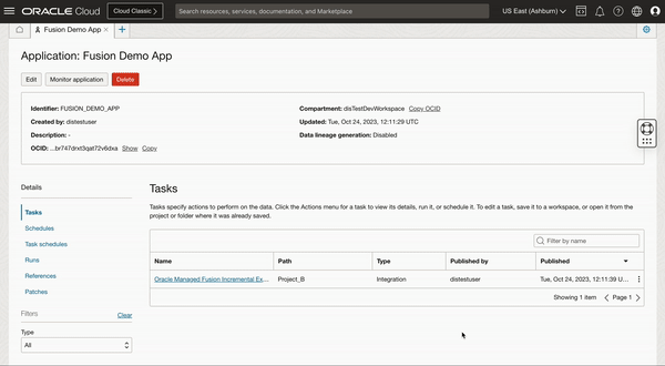 Figure 3: Runtime configuration to set the last load date
