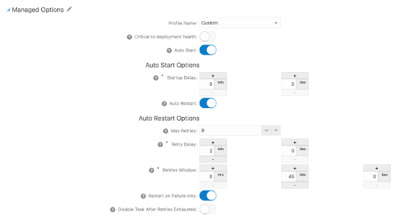 Extract - Managed Options