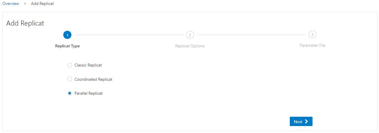 Initial Load Replicat - 1/3