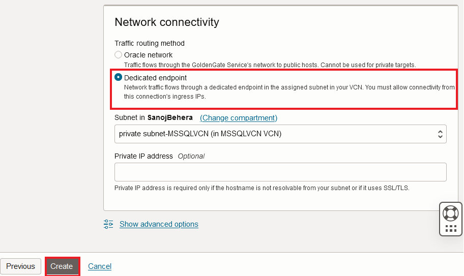 OCI PostgreSQL Target Connection Creation - 3/3