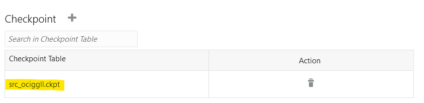 Create Checkpoint Table - 2/2