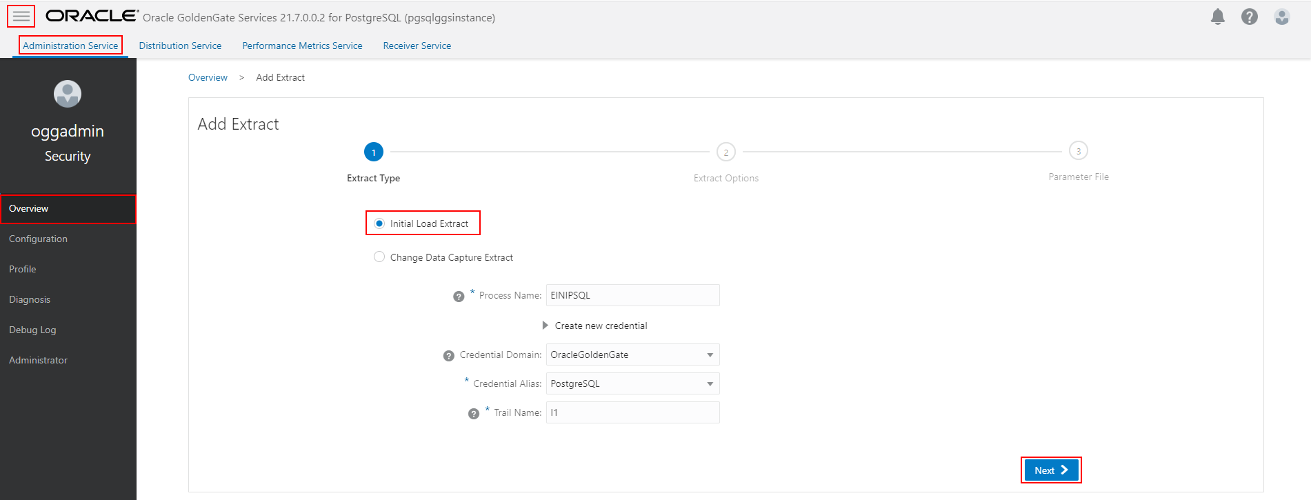 Initial Load Extract - 1/2