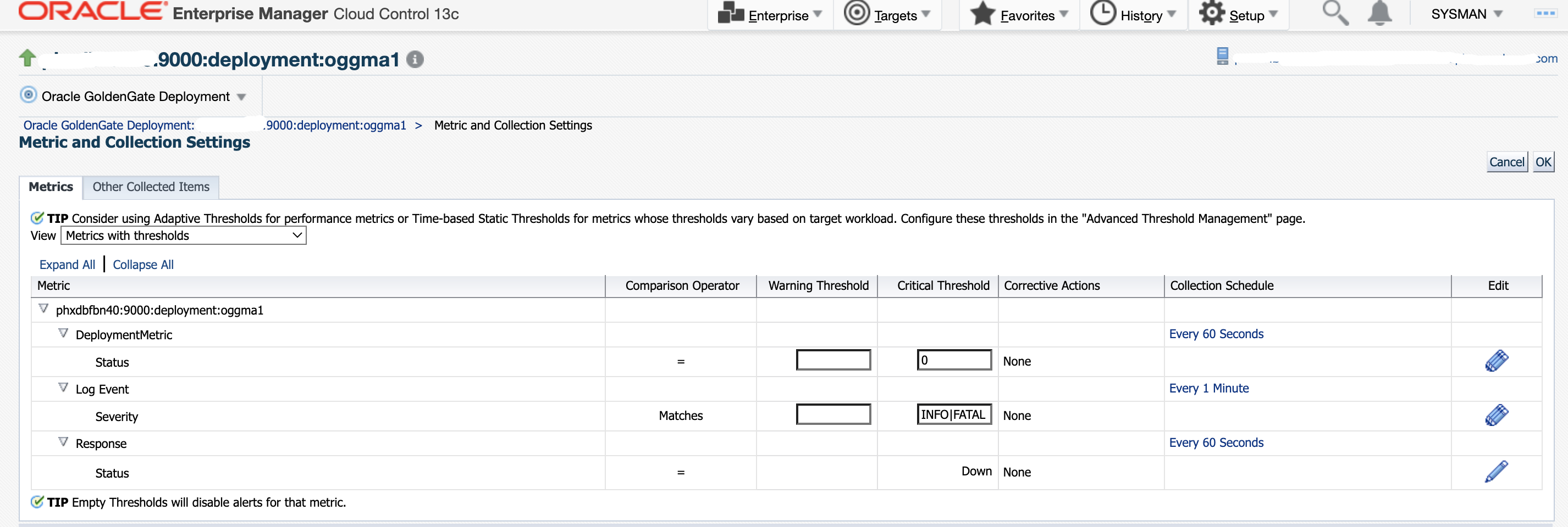 Configuring Log Event for alerts