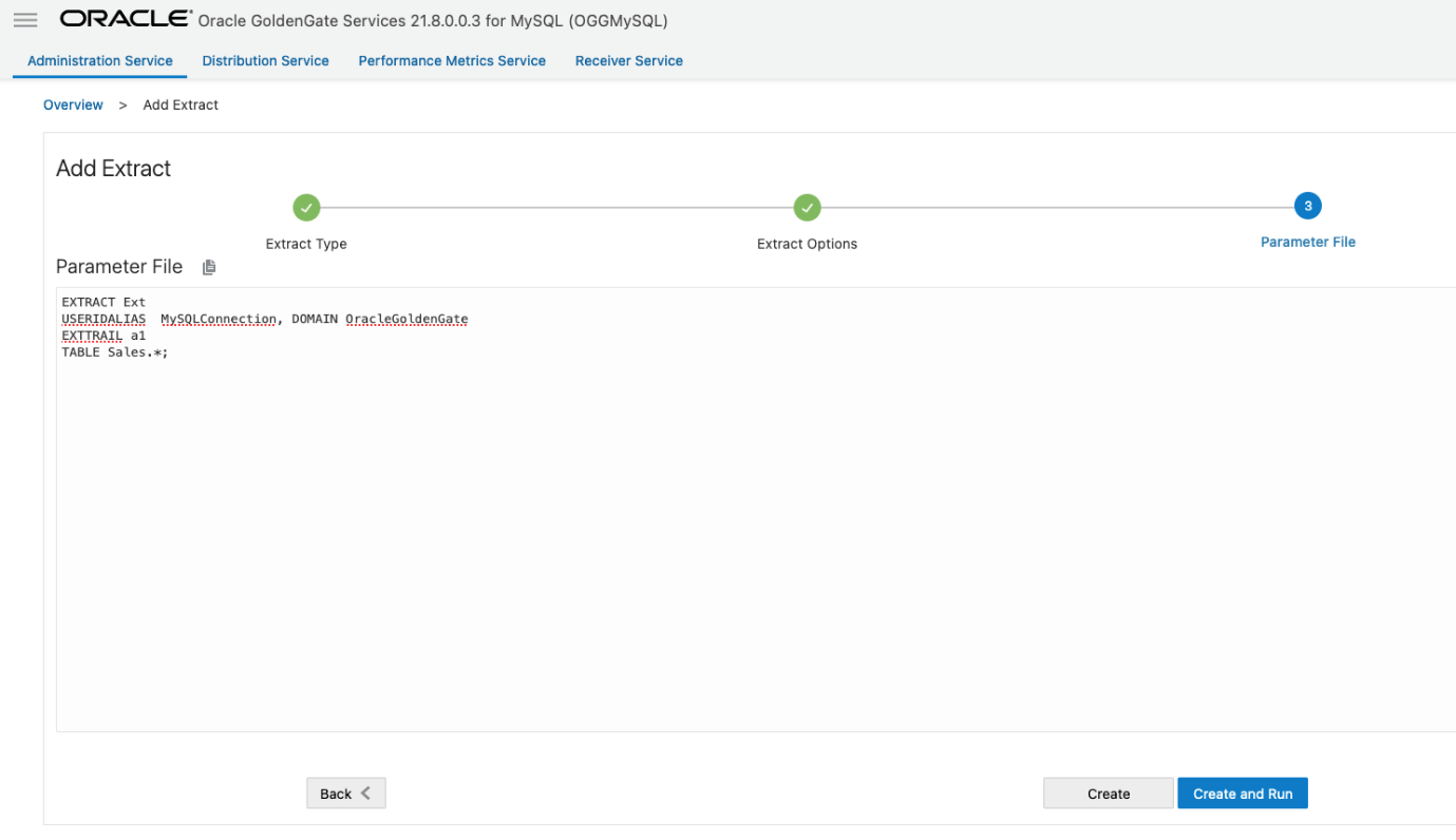 Add Extract - Step 3