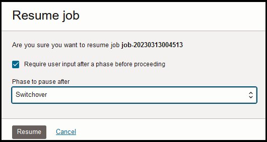 pause after switchover