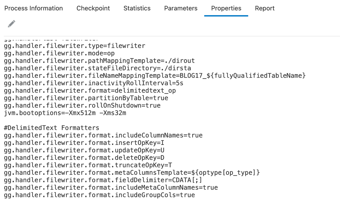 DelimitedText Formatter