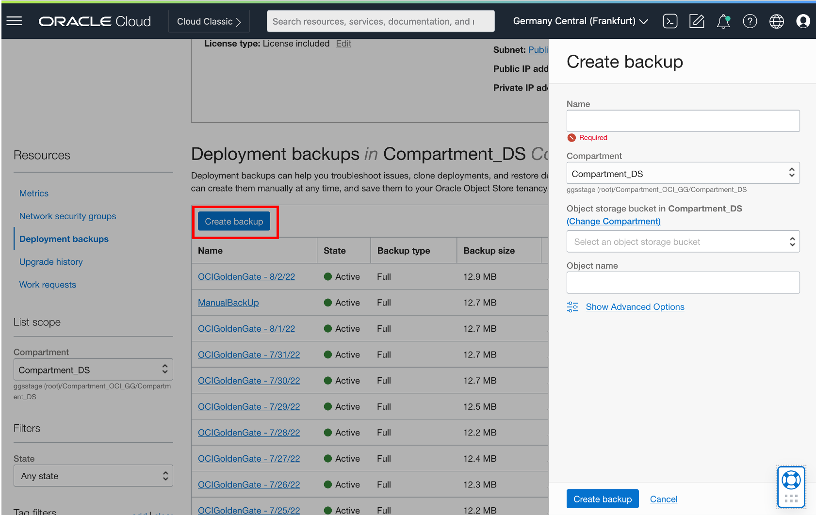 OCI GoldenGate Logdump