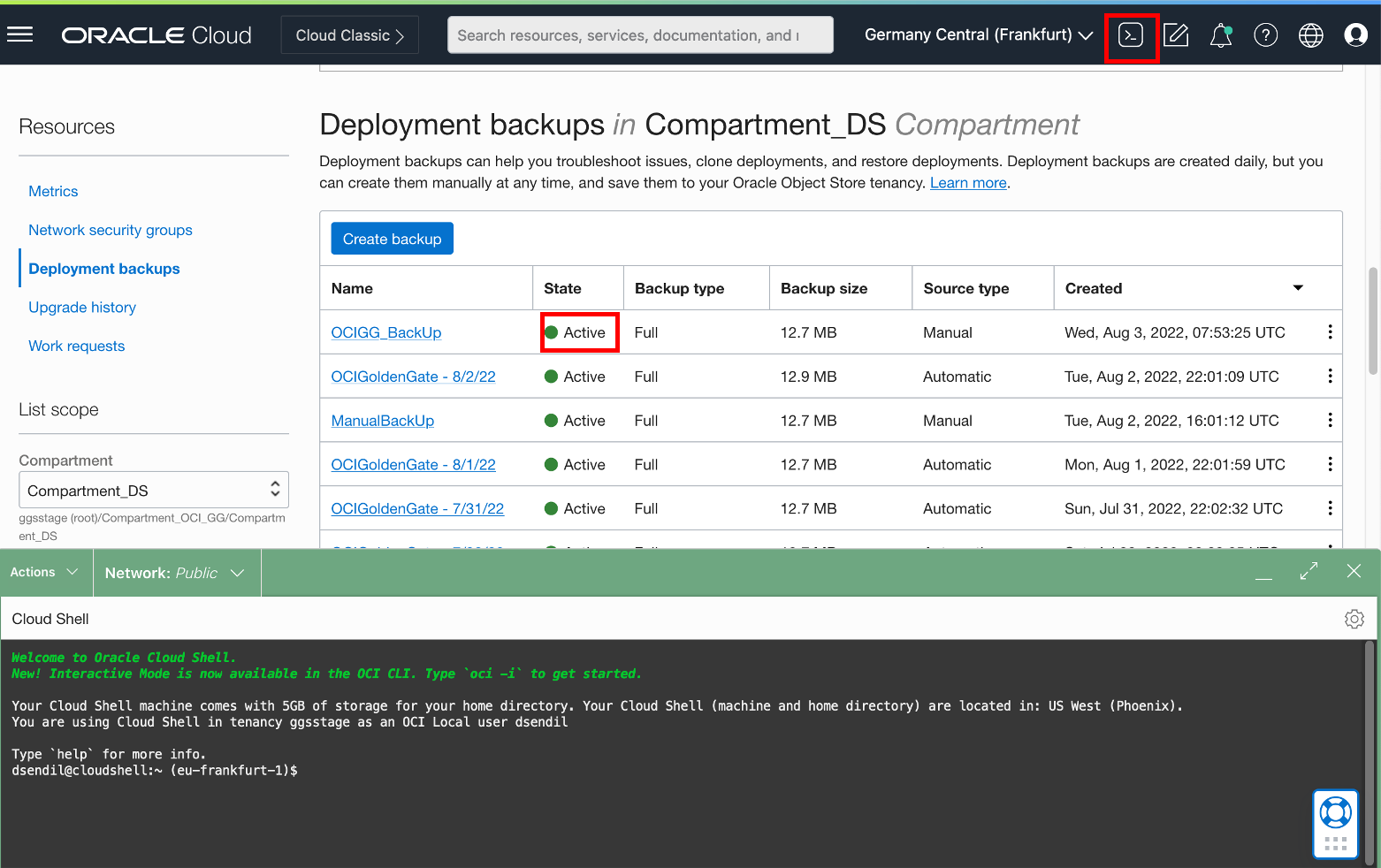 OCI GoldenGate Logdump