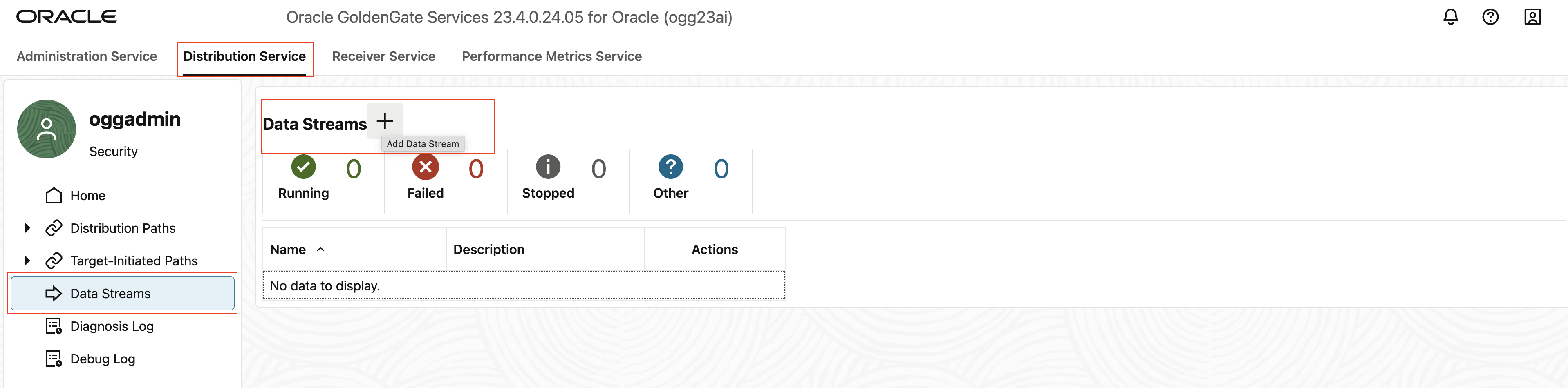 GoldenGate Data Streams