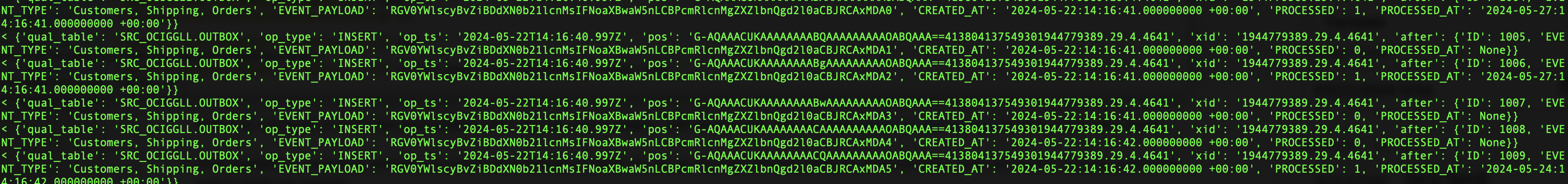 GoldenGate Data Streams