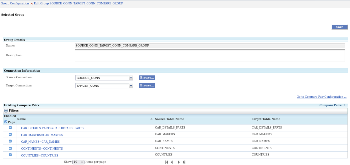 Imported Group Details