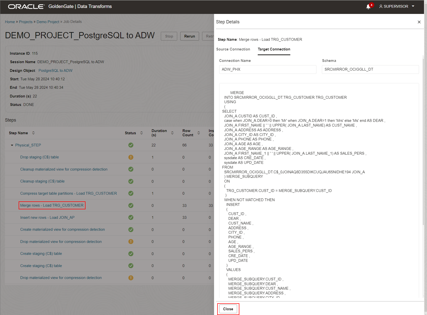 Review generated code