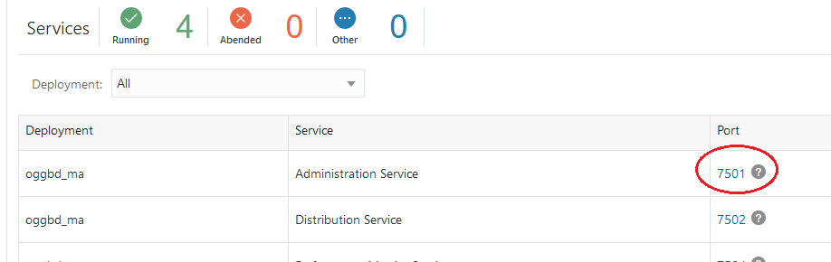 Administration Server access