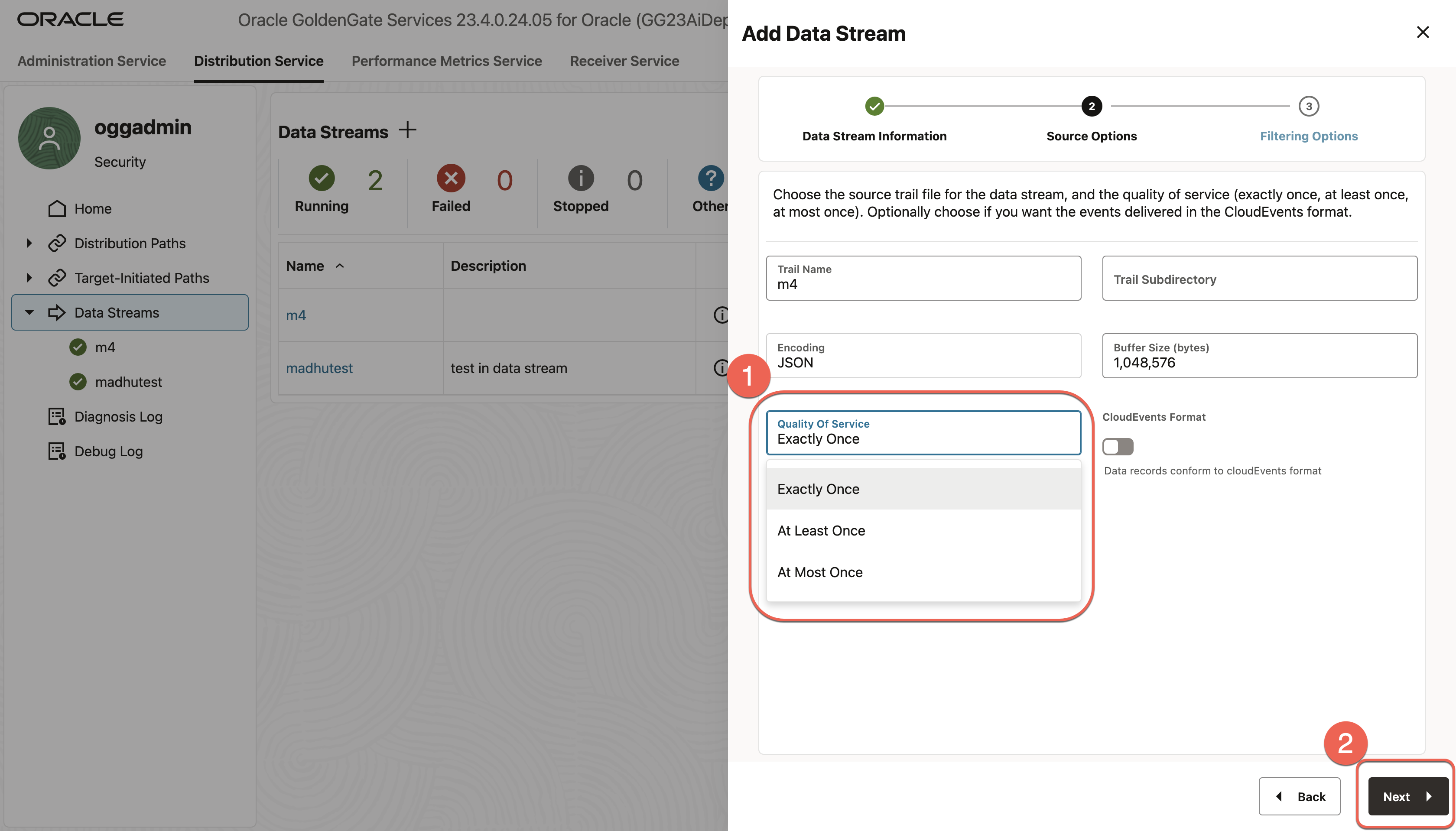 data stream creation pages 5