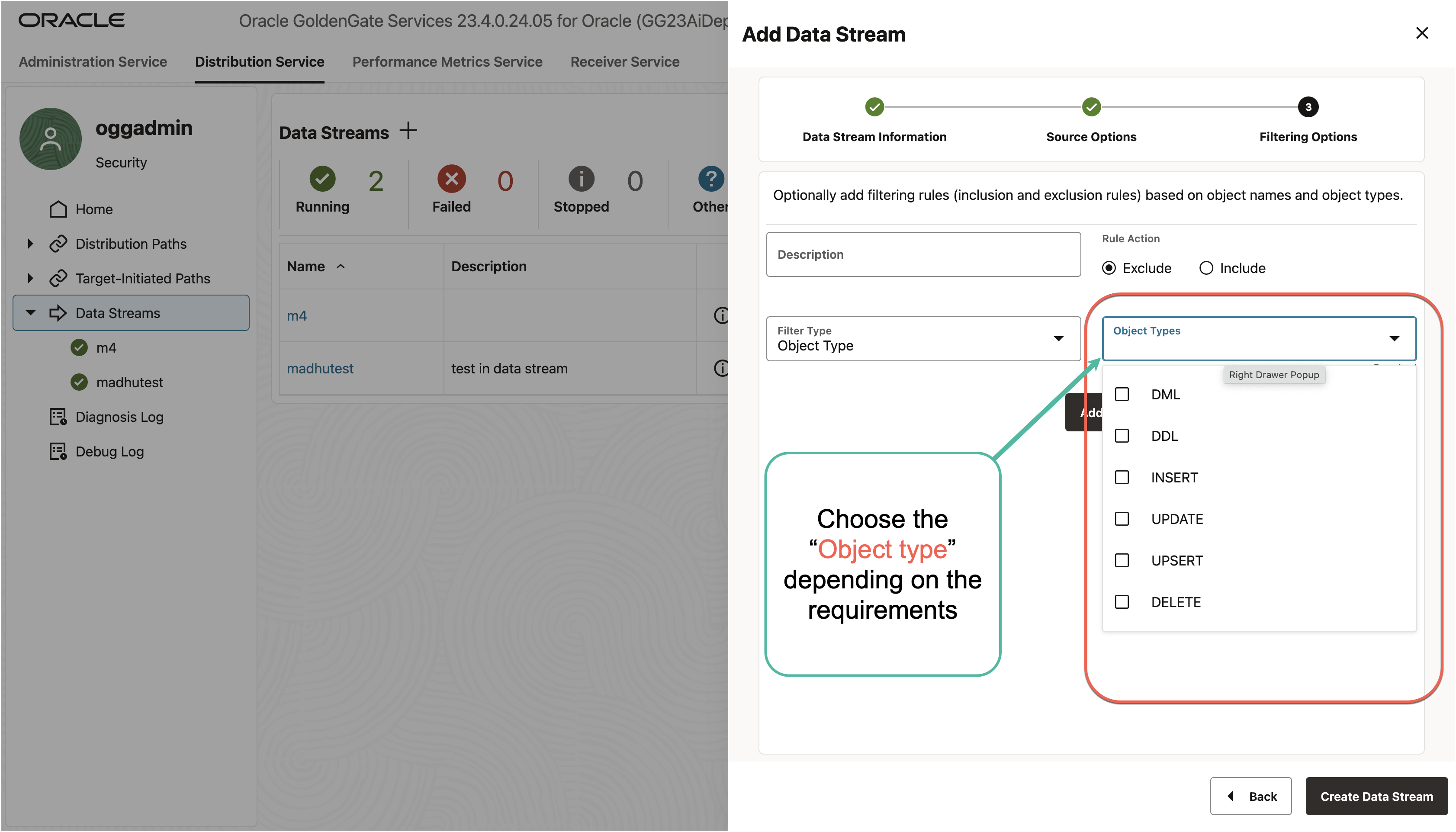 data stream creation pages 6