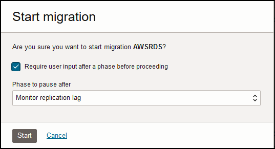 select which phase to pause after