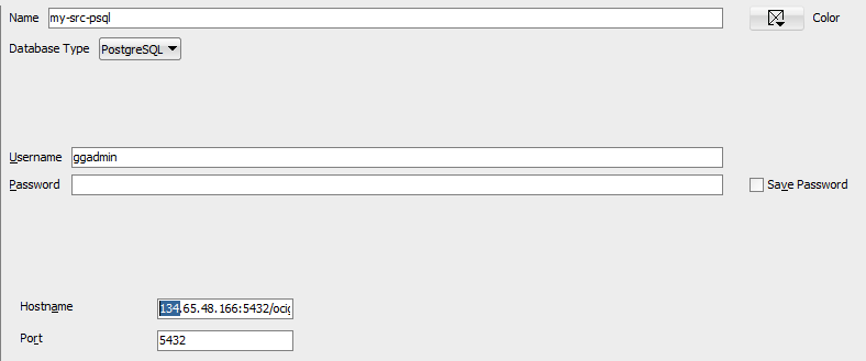 Add your PostgreSQL connection to SQL Developer