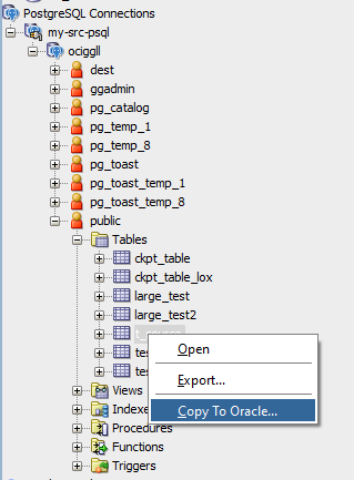 Copy to Oracle Function