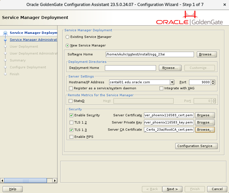 OGGCA Deployment