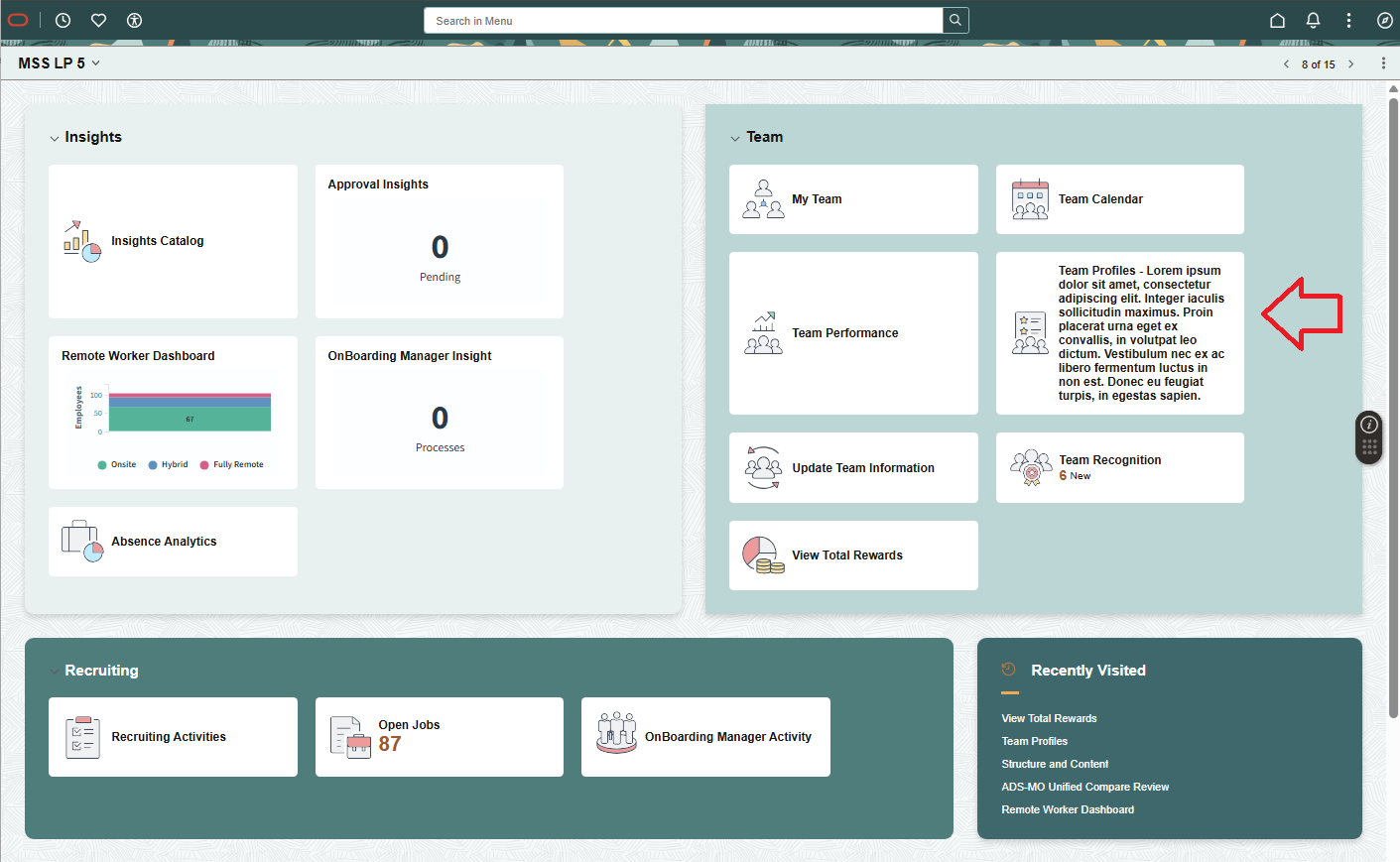 Long label display on a Landing Page