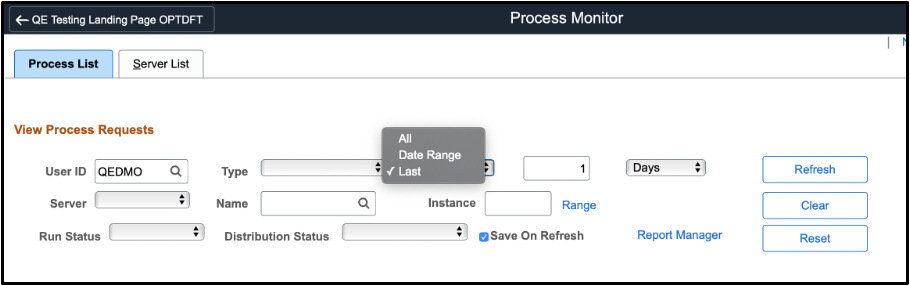 All Filter placement in main Time Period Filter